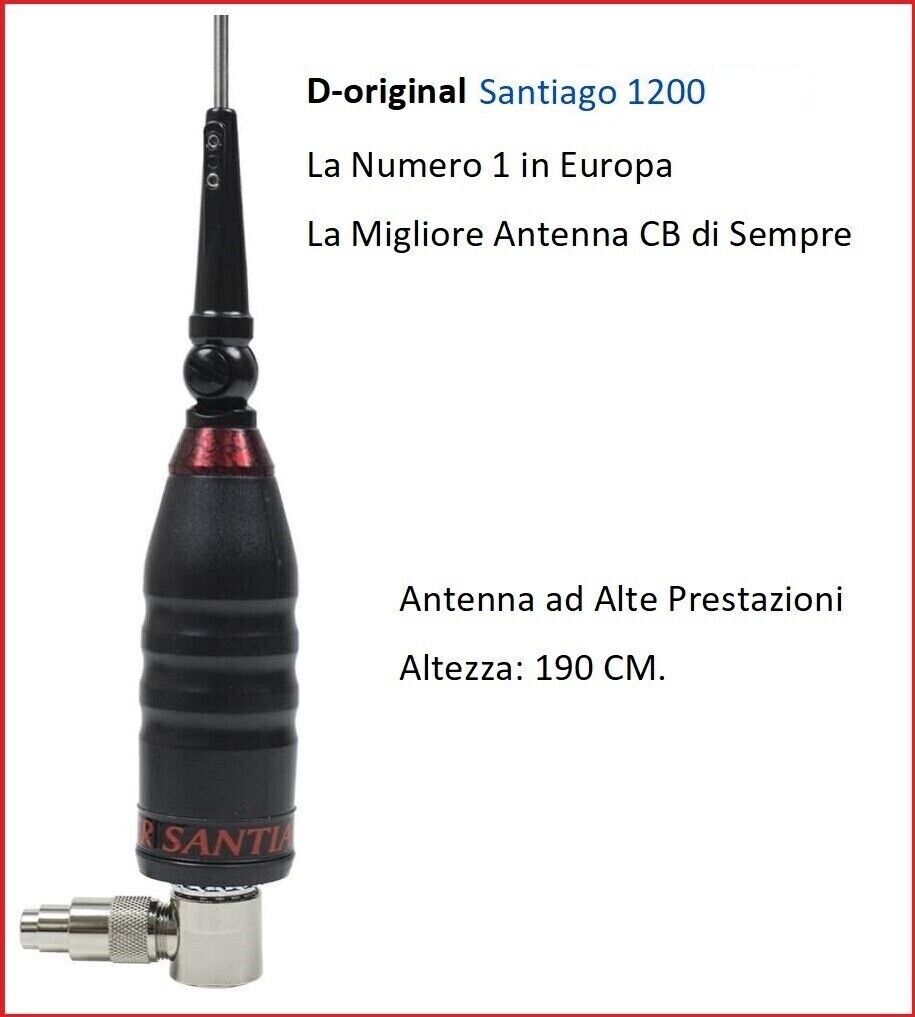 Antenna CB Veicolare Magnetica per Camion Auto Camper Fuoristrada