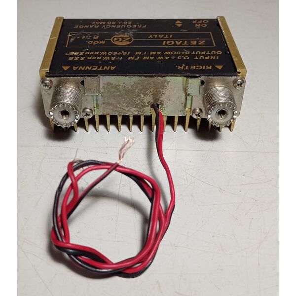 Zetagi ZG B31 Amplificatore Lineare Transistorizzato CB 12V 30W RMS