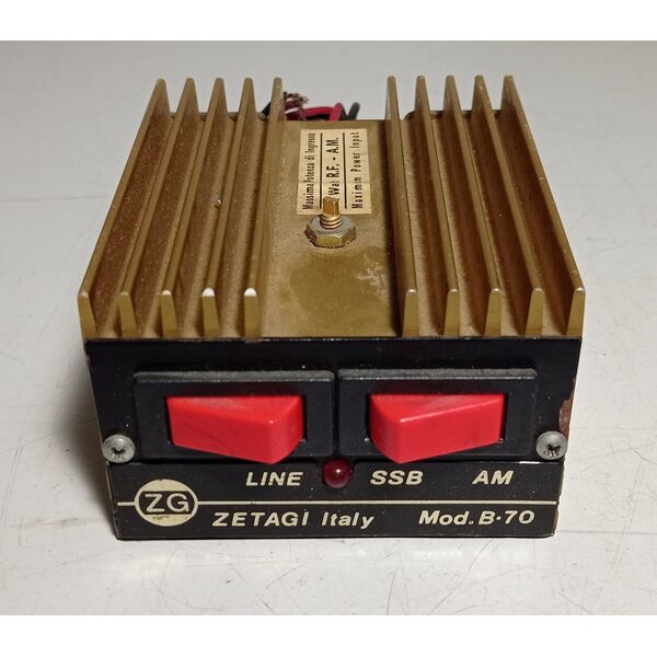 Zetagi ZG B70 Amplificatore Lineare Transistorizzato CB 12V 50W RMS