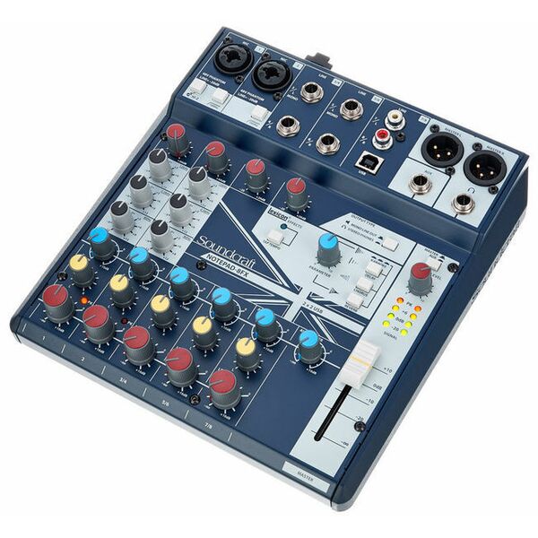 Soundcraft Notepad 8FX Mixer Audio Analogico con Effetti Lexicon