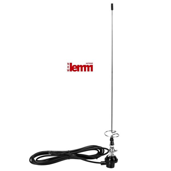 Lemm AT-09 144 430 Mhz Antenna Veicolare Bibanda VHF UHF Inclinabile Regolabile