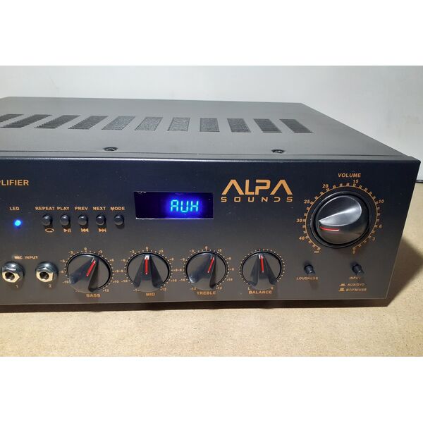 APA-160BT Amplificatore Stereo HI-FI USB Bluetooth MP3 FM Alta Potenza 1200W